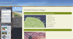 Desktop Screenshot of norfolkholidaycottages.biz